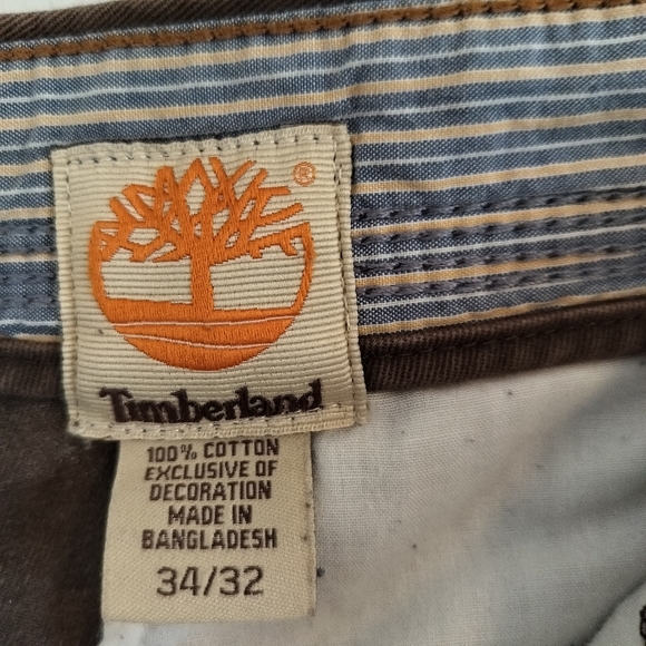 Timberland Men's Brown Chinos Size 34/32 - Picture 3 of 3